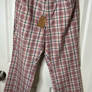 Vintage Plaid Red and Blue Pants